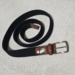 Pebble Beach Men's Belt‎ Leather Ends, Weave inner Size 44 Golf Belt